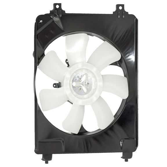 Brock Replacement Passengers A/C Condenser Cooling Fan Assembly Compatible with 06-11 Civic 1.8L 38616-RNA-A01 38611-RNA-A01
