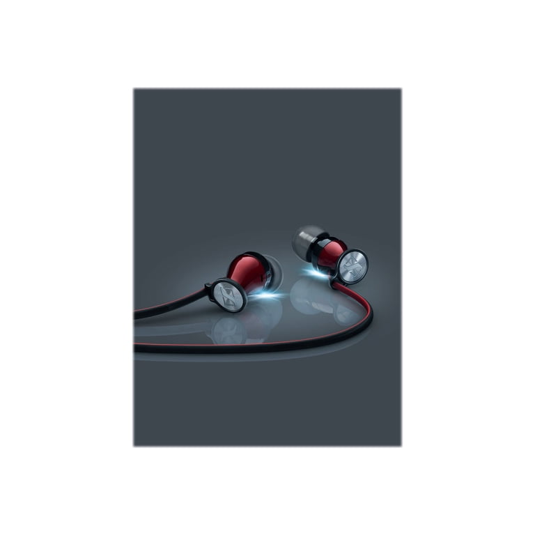 ヘッドフォン+イヤフォン Sennheiser Momentum In Ear (iOS version) - Black Red d2ldlup Open Box Sennheiser Momentum In-Ear iOS Audio Stereo Headphones