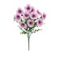 thumbnail image 2 of Arreglo floral artificial de pensamientos y eucalipto para decoración de bodas, adornos de sala de estar, estilismo de escenas y centros de mesa florales., 2 of 6