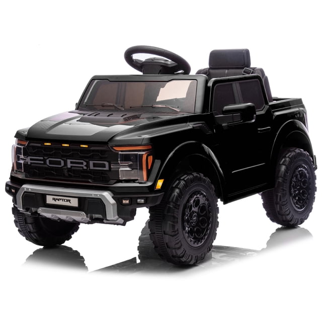 VOLTZ TOYS Licensed Ford F-150 Raptor 12V Ride-On Truck for Kids – Dual 25W Motors, Remote Control, LED Lights & Music