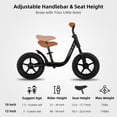 thumbnail image 4 of Bicicleta de equilibrio JOYSTAR para niños pequeños de 10 pulgadas con reposapiés de 2 a 4 años, 4 of 9