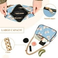 thumbnail image 4 of ALAZA Baseball Coquette Bows Women's Chain Shoulder Bag Hobo Handbag Tote Crossbody Purse, 4 of 7
