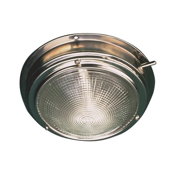 400200-1 5 in. Stainless Steel Dome Light