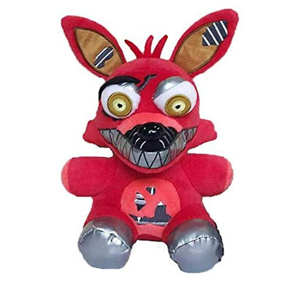 FNAF Plushies - All Characters(7") -Plush: Chica, Springtrap, Bonnie, Marionette, Foxy Plush - Plush-FNAF Plush-Kid's Toy-Stuffed Animal (Nightmare Foxy)