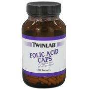 Twinlab Folic Acid Crystalline Pure 800 mcg, 100 Capsules