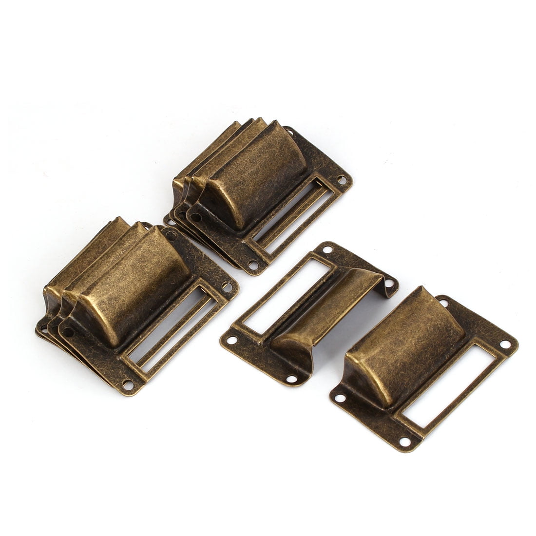 Library Post Office File Drawer Pulls Label Holder Bronze Tone 10pcs Walmart Canada