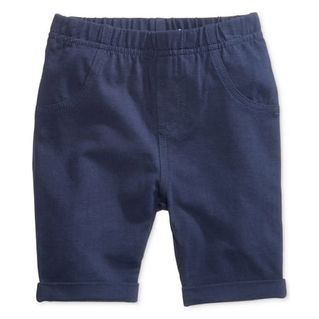 - First Impressions Baby Unisex Flat Front Walking Shorts (3-6 Months, Blue)