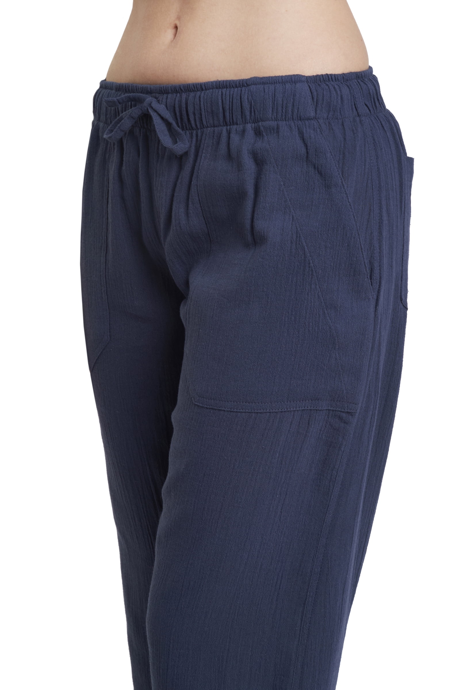 J & Ce Women's 100% Cotton Gauze Beach & Pajama Pants