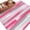 Pink, variant on Yellow Gray Stripes 2'x6' Runner Rugs for Hallway Kitchen Bedside Non Slip, Watercolor Modern Abstract Minimalist Entryway Rug Runners with Rubber Backing, Long Carpet Runner for Laundry Room