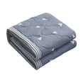 thumbnail image 2 of Apmemiss Clearance Gray Washed Cottons Summer Quilt Soft Cutis-Friendly Air-Conditioning Quilt Concise Solid-Color Lightweight Student Quilt, 2 of 6