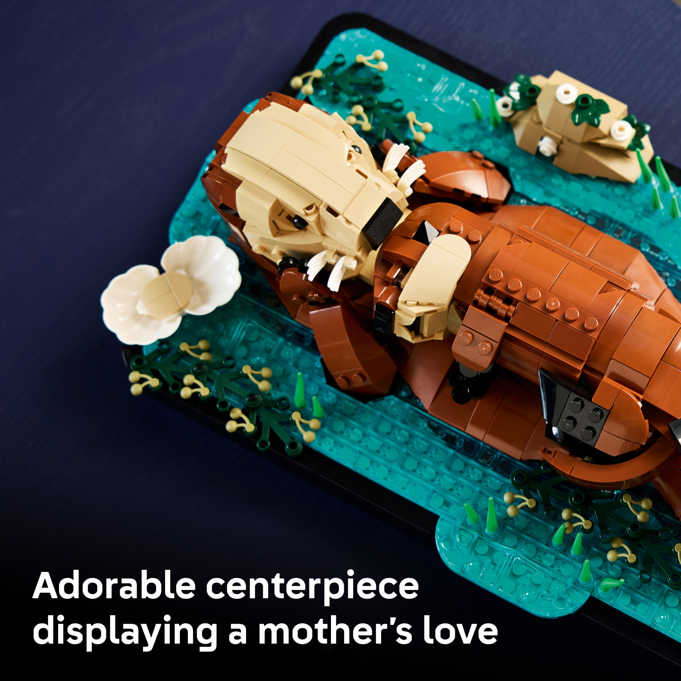 LEGO Ideas Nutrias Marinas Flotantes Set de Construcción para Adultos - Decoración de Habitación u Oficina para Mujeres y Hombres, Mayores de 18 - Ideas de Regalo para Cumpleaños - 21366 8