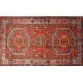 thumbnail image 1 of Ahgly Company Indoor Rectangle Traditional Orange Salmon Pink Persian Area Rugs, 5' x 7', 1 of 6