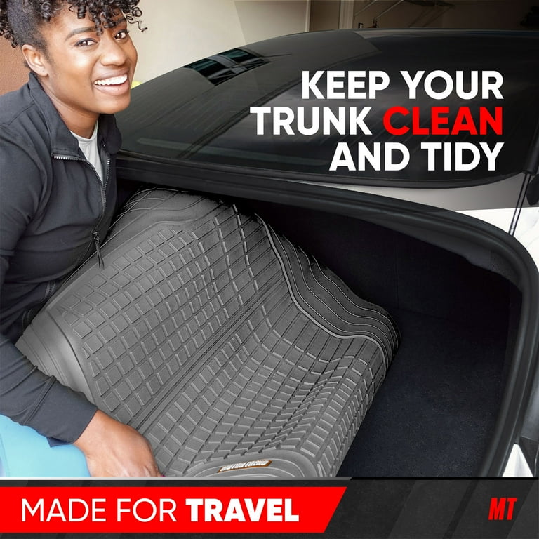 CAT Heavy Duty SUV & Car Cargo Liner Mat - 53"x36.25" Universal Trimmable, All-Weather, Waterproof Trunk Protector