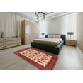 thumbnail image 5 of Ahgly Company Machine Washable Indoor Rectangle Traditional Sandy Brown Area Rugs, 7' x 9', 5 of 7