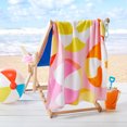 thumbnail image 5 of Great Bay Home Vibrant Prints Soft Cotton Beach Towel (30" x 60", Beach Balls), 5 of 7