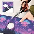 thumbnail image 6 of Yayeee Faucet Mat for Kitchen Sink 30" Diatomite Long Splash Guard Pad, Neon Jellyfish, 6 of 7