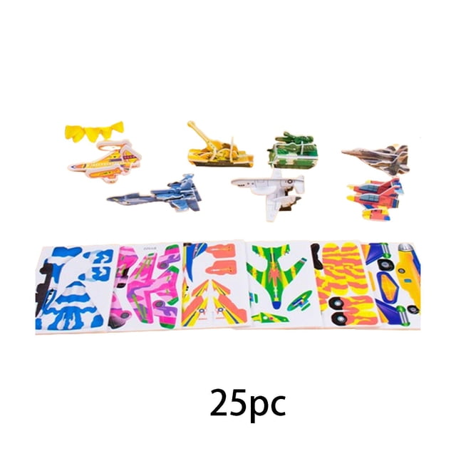 lionlar 3D Cartoon Puzzles Ages 3+ Learn Activities Smooth Surface Art Crafts plane