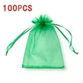 thumbnail image 6 of 100 Pcs Fruit Protection Bags,fruit Netting Bags for Fruit Trees Fruit Mesh Bag,with Drawstring Netting Barrier Bags for ,Fruit,Flower , 102cm Green 10cmx12cm Green, 6 of 6
