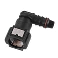 thumbnail image 6 of Unique Bargains Car 3/8 Fuel Line Quick Connector Nylon Hose Pipe Quick Release 90 Degree, 6 of 7