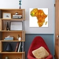 thumbnail image 3 of Mali on Actual Map of Africa, Unframed Art Print Wall Art by michal812 Sold by ArtCom, 3 of 4