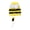 Yellow, variant on Porch Goose Outfit, Bumble Bee Themed Costume with Antenna for Indoor Home Decor