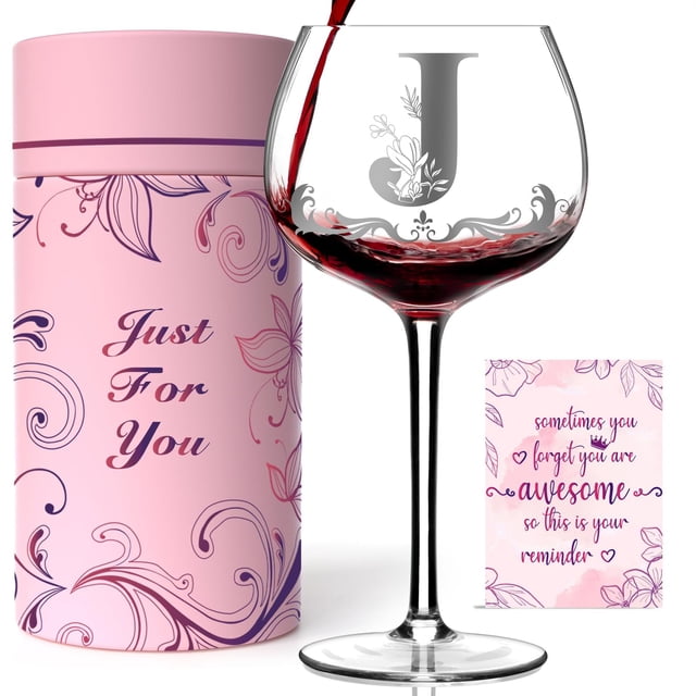 Copa de vino personalizada Drinking Cup Gumry con monograma, 470 ml