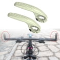 thumbnail image 6 of Mountain Bike Handlebar Ends Bar Ends Wear Resistant 1 Pair High Strength PP Hand Grip for Road Bike BMX Repair Accessories Milk Tea Gray, 6 of 8