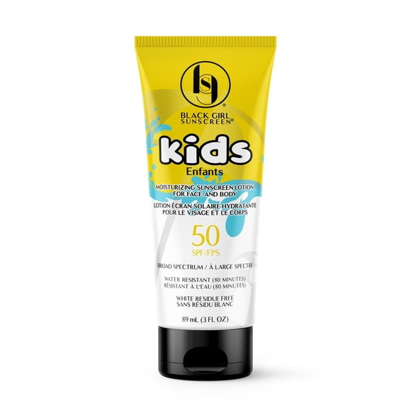 Black Girl Sunscreen Kids SPF50 3oz 'Zero White Cast'
