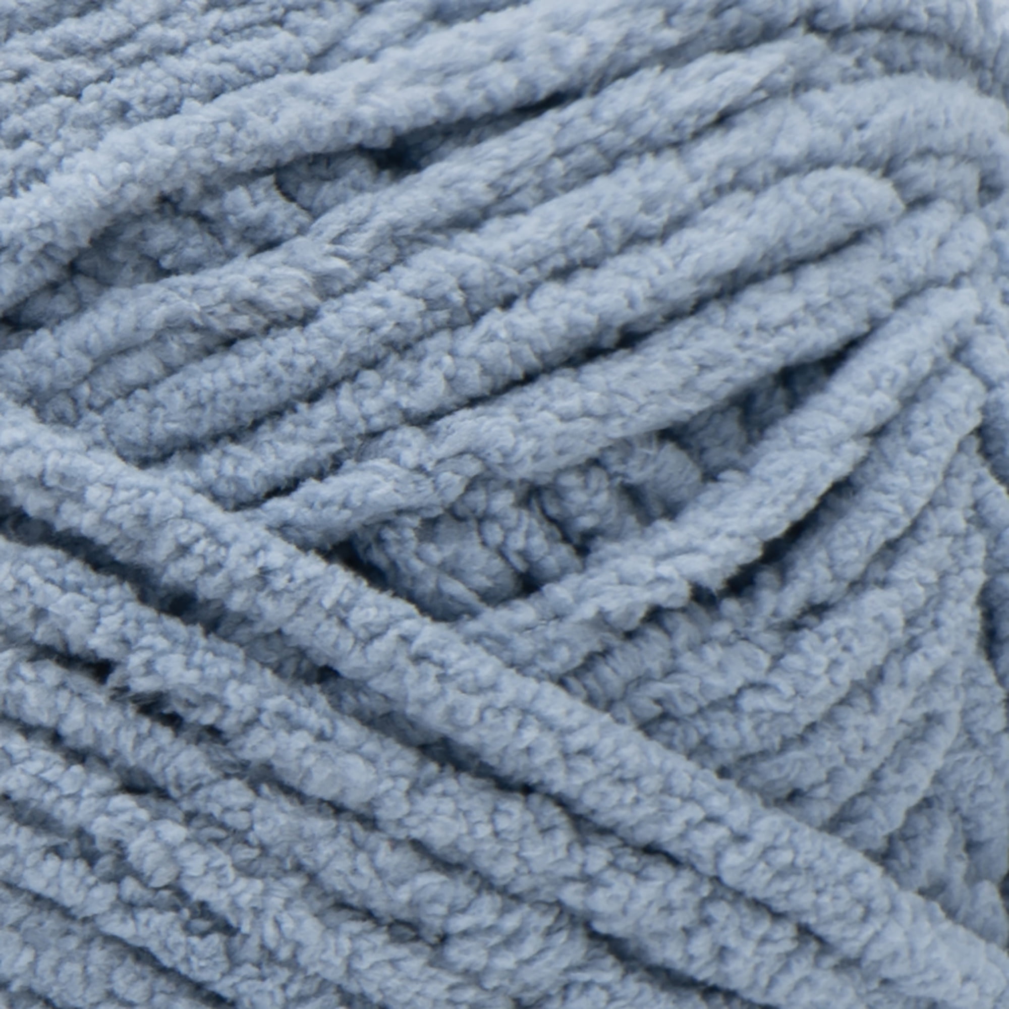 Bernat® Blanket™ #6 Super Bulky Polyester Yarn, Gray Blue 10.5oz/300g 220 Yards (2Pk)