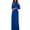 Dark Blue, variant on Aayomet Womens Jumpsuits Women's Belted V-neck Jumpsuit Pants Drop-shoulder Casual Short-sleeved Wide-leg High-waist Women's, XL