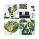 thumbnail image 5 of Hojas Artificiales De Palma Tropicales Decor 10 Tipos, 80 Pzs VERDE, 5 of 5