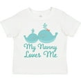 thumbnail image 3 of Inktastic Nanny Loves Me Grandchild Whale Boys or Girls Toddler T-Shirt, 3 of 5