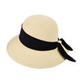 thumbnail image 2 of OJSFQUFP Women Beach Hat Summer Straw Sun Hat Fashion Wide Brim Straw Sun Hat, 2 of 4