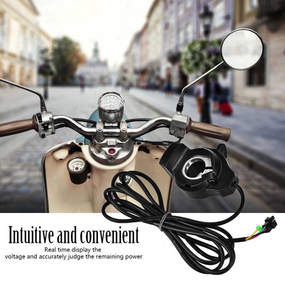 Scooter Thumb Throttle With LCD Battery Voltage