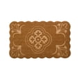 thumbnail image 1 of Scallop Shape Etched Coir Door Mat, 1 of 3