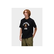 BAPE Mens College Tee Black, from StockX