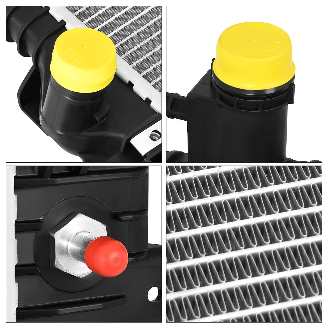 LEDKINGDOMUS Radiator for 2015-2016 Ford F150 (2.7L/3.5L V6, 5.0L V8) & 2018-2021 Lincoln Navigator (3.5L V6/5.0L V8), OEM FL3Z8005B/FO3010334/HL3Z8005C Replacement