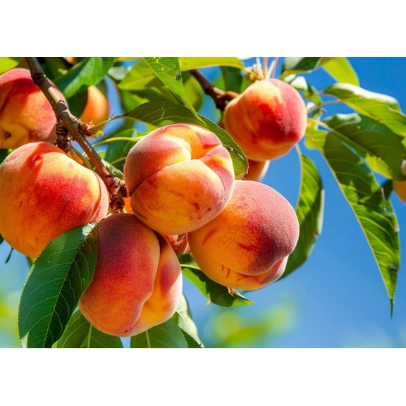 5 Peach Tree Seeds for Planting - Easy to Grow, Flowers in The Spring, Fruits in The Summer - 5 Large Seeds to Grow