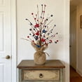 thumbnail image 7 of Memorial Day Saving!4th of July Decor, 19.6in Independence Day Themed Artificial Decorative Tree Red White Blue Star Decorative Tree For Holiday Arrangements Patriotic Flower Themed Floral Decor, 7 of 7