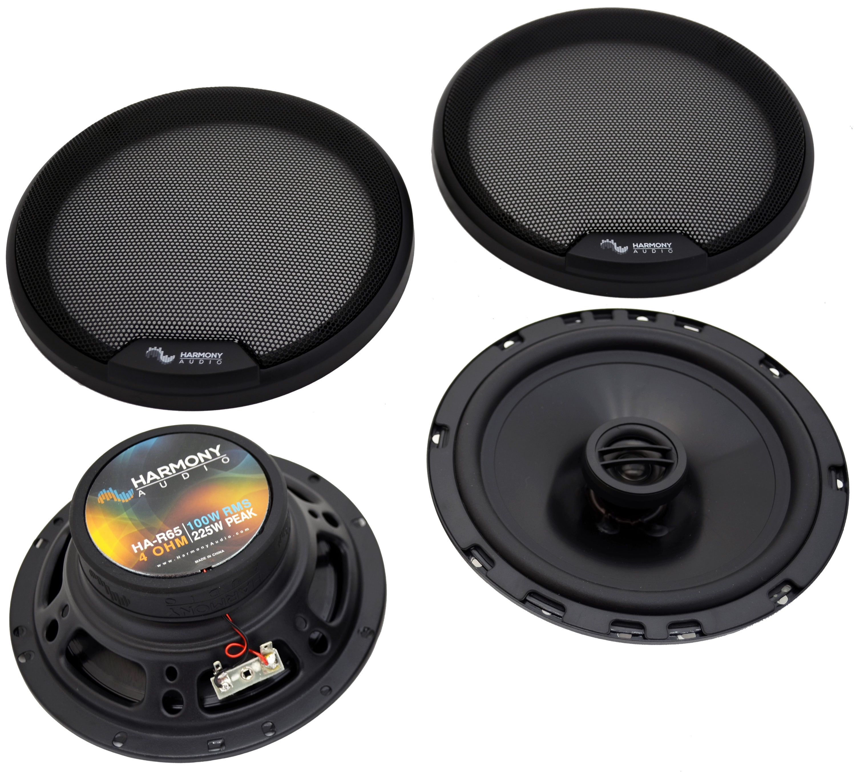 Compatible with Ford Edge 2015-2018 Factory Speaker Replacement Package  Harmony Bundle R65 Speakers CXA360.4