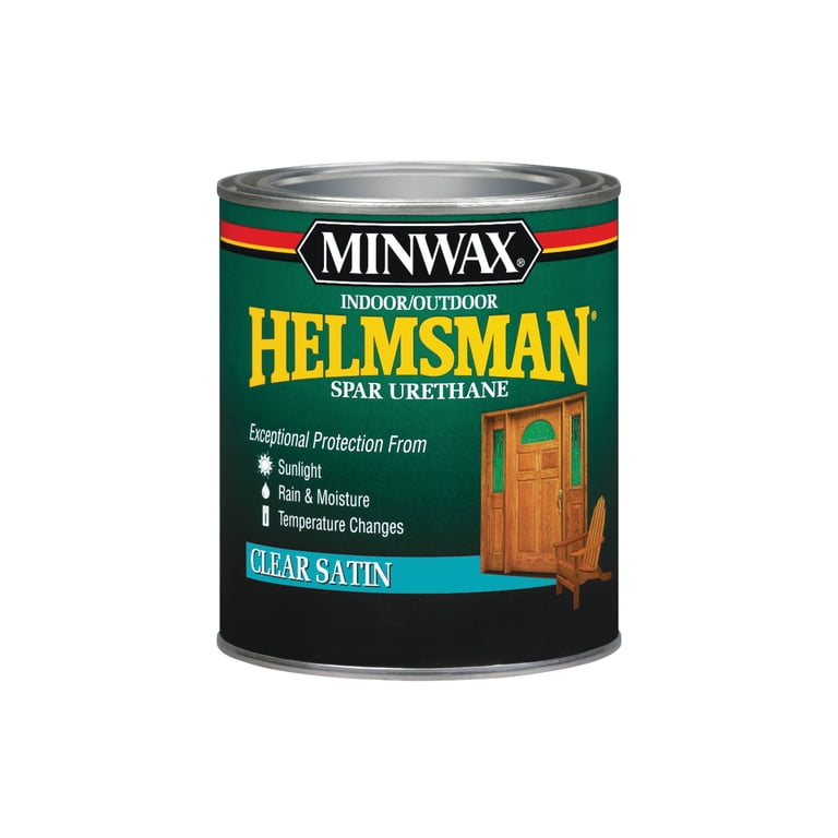 Minwax Helmsman Spar Urethane, Clear Satin, 1 Quart photo 1
