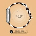 thumbnail image 3 of KOMI Compatible with Kids Apple Watch Band 38mm 40mm 41mm for Boys Girls, Cute Double-Sided Pattern Printed Strap Compatible with iWatch Series 10/9/Ultra/8/7/6/5/4/3/2/1/SE Cow, 3 of 6