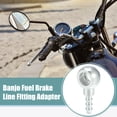 thumbnail image 2 of 5pcs 10mm Diameter Car Banjo Hose Barb Bolt Fittings Universal Banjo Fitting Fuel Line Adapter Connector, 2 of 6