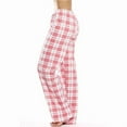 thumbnail image 5 of HAOTAGS Womens Pajama Pants,Casual Elastic Waist Lounge Pants Drawstring Wide Leg Sleep Pants Pink S, 5 of 5