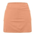 thumbnail image 5 of Yuanlook Tennis Skirts for Women with Shorts,A Line Tennis Athletic Casual Skort with Inner Shorts Pockets - Orange - XXL, 5 of 6
