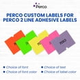 thumbnail image 5 of Custom Price and Date Labels - 180,000 Price Marking Labels for Perco Pro 2 Line Guns - Choose Color, Font and Imprint - 240 Rolls, 30 Sleeves - Made in USA, 5 of 6