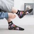 thumbnail image 4 of Salouo Cat Icecream Pattern Unisex Middle Tube Socks,Middle-Finger Knee High Socks Over The Calf Tube Stocking Crew Stockings for Women and Men Tube Socks, 4 of 8