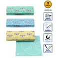 thumbnail image 2 of [3 PACK], JAVOedge Koala Patterns Long Oval Hard Eyeglass Magnetic Enclosure Case, With Microfiber Cleaning Cloth, 2 of 7