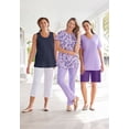 thumbnail image 6 of Woman Within Plus Size Petite 7-Day Straight-Leg Elastic-Waist Stretchy Knit Pant, 6 of 6