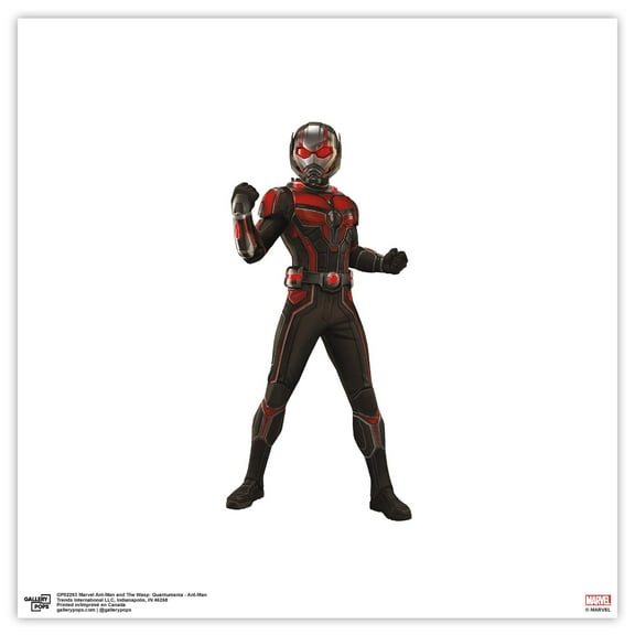 Gallery Pops Marvel Ant-Man and the Wasp: Quantumania - Ant-Man Wall Art, Unframed Version, 12" x 12"